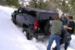 Hooking up the strap to the H3