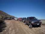 Line up at trailhead