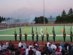 Color guard salute